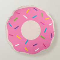 Doughnut Sprinkle Pillow