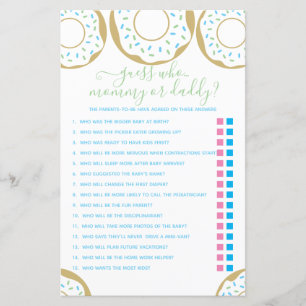 Doughnut Sprinkled With Love Guess Who? Game