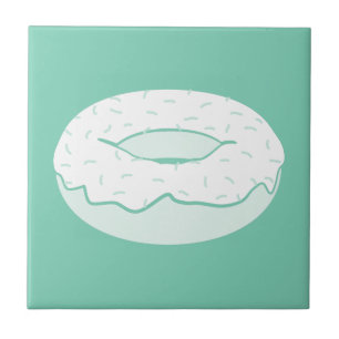 doughnut sprinkles ceramic tile
