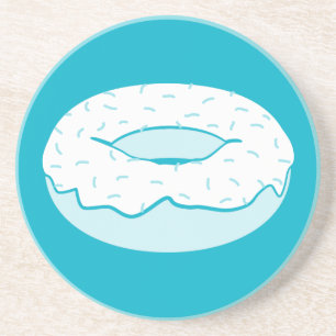 doughnut sprinkles coaster