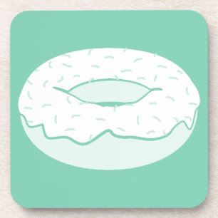 doughnut sprinkles coaster