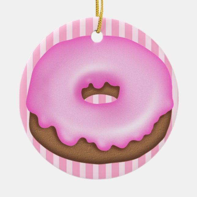 Doughnut - SRF Ceramic Ornament (Front)
