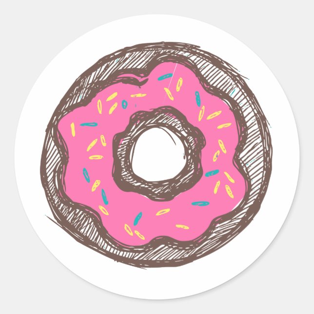 Doughnut Sticker (Front)