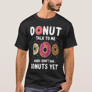 Doughnut Sweet Dessert Doughnut Cake Raglan Baseba T-Shirt