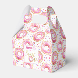 Doughnut Sweet One 1st Birthday Party  Favour Box