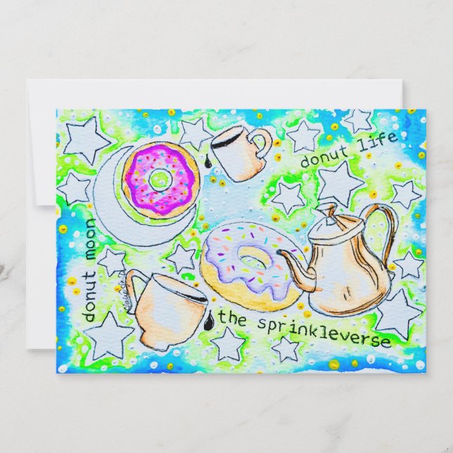 Doughnut Thank You Card (Front)