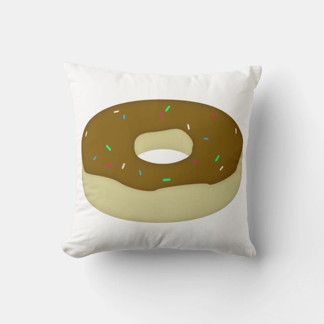 Doughnut Throw Pillow (Front)