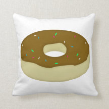 Doughnut Throw Pillow