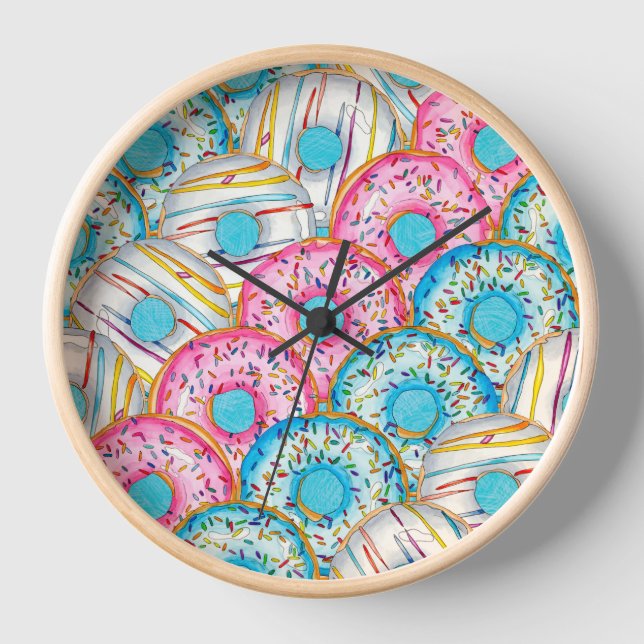 Doughnut Time all the Time Clock (Front)