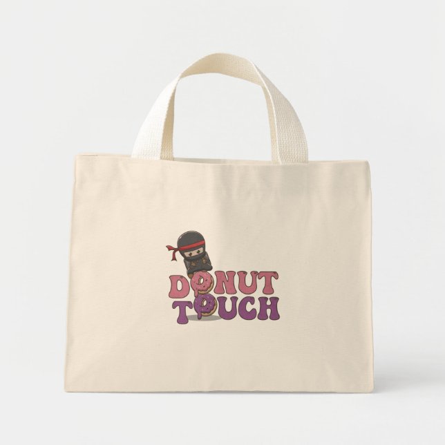 Doughnut Touch! Mini Tote Bag (Front)