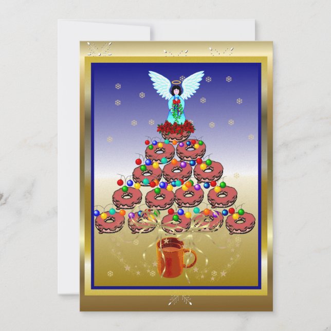 Doughnut Tree Invitation (Front)