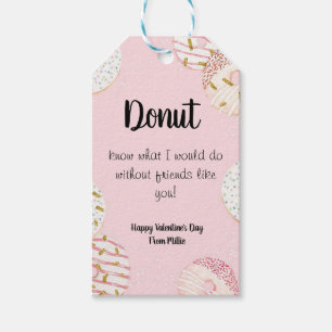 Doughnut Valentine's Day Tag