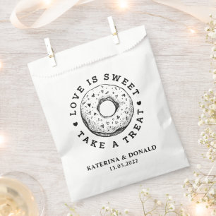 Doughnut Wedding Favour Bag