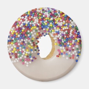 doughnut with sprinkles magnet