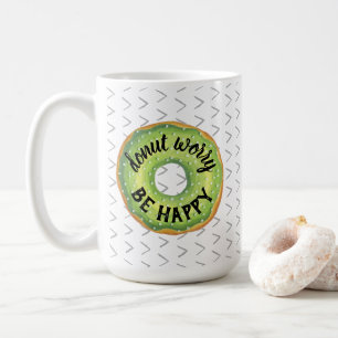 Doughnut Worry, Be Happy Coffee Mug