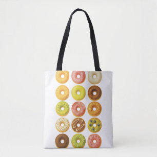 Doughnut Worry, be Happy! Tote Bag