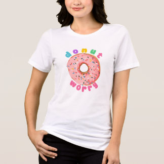Doughnut Worry, Be Happy Tri-Blend Shirt