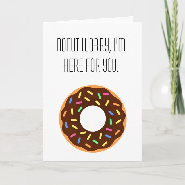 Doughnut Worry! Card (Front)