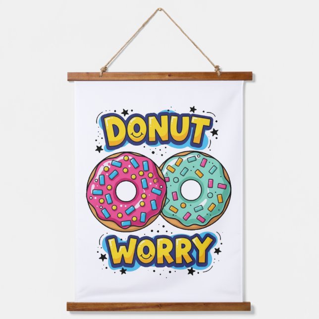 Doughnut Worry Hanging Tapestry (Front)