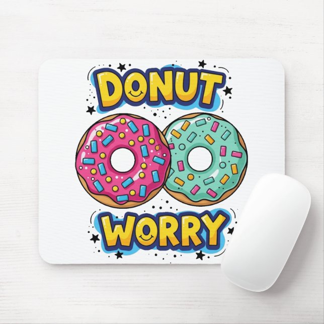 Doughnut Worry Mousepad (With Mouse)