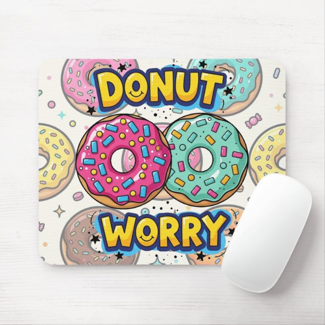 Doughnut Worry Mousepad (With Mouse)