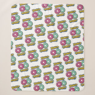 Doughnut Worry Sherpa Blanket