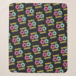 Doughnut Worry Sherpa Blanket