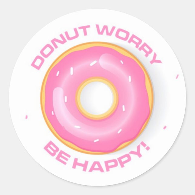 Doughnut Worry Stickers (Front)