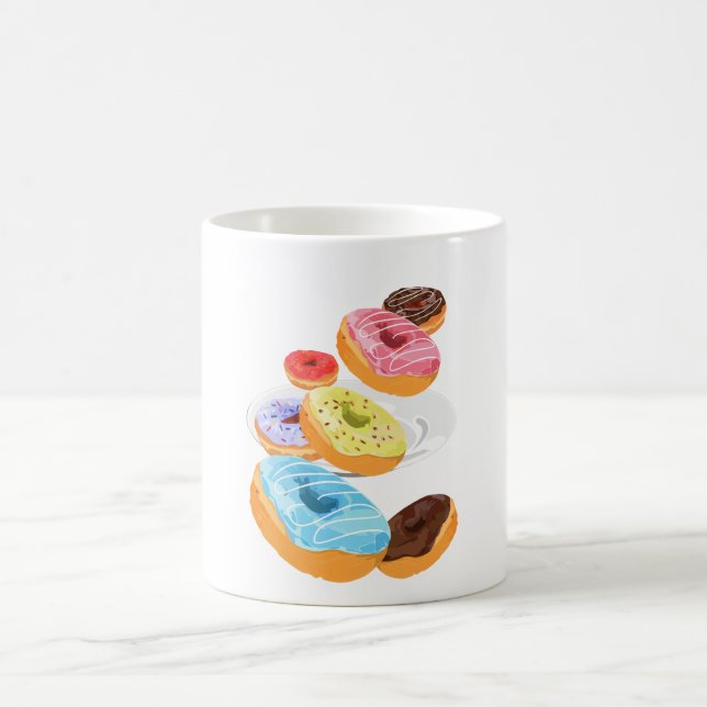 Doughnuts 2 coffee mug (Center)