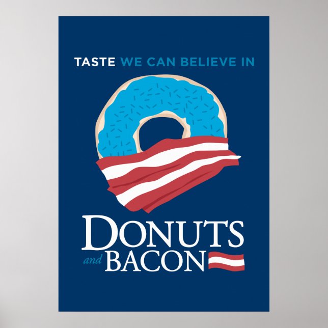 Doughnuts and Bacon: Taste we can Believe in - blu Poster (Front)