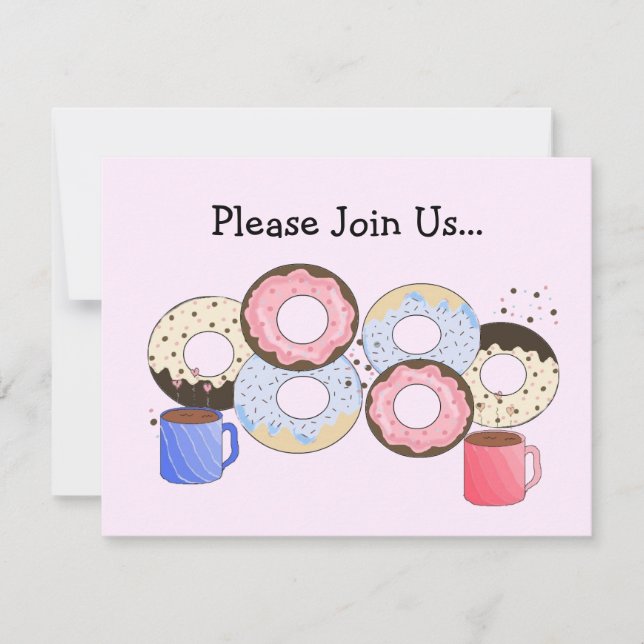 Doughnuts and Coffee Announcement (Front)