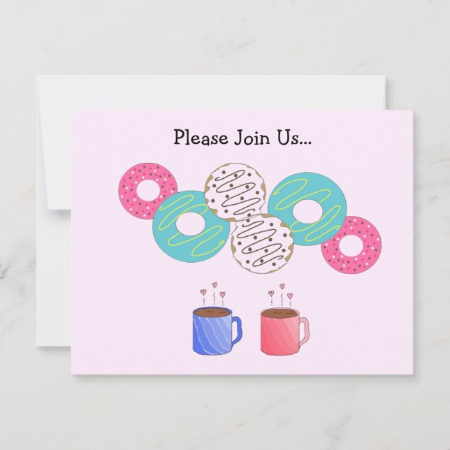 Doughnuts and Coffee Announcement (Front)