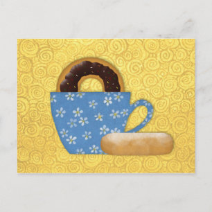 Doughnuts and Coffee Recipe Card