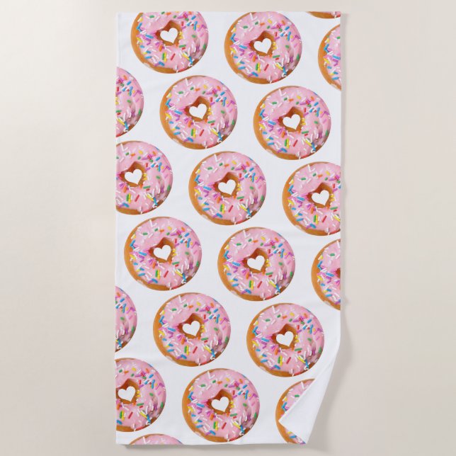 Doughnuts Beach Towel (Front)
