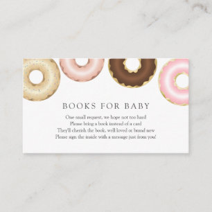 Doughnuts Books for Baby insert card