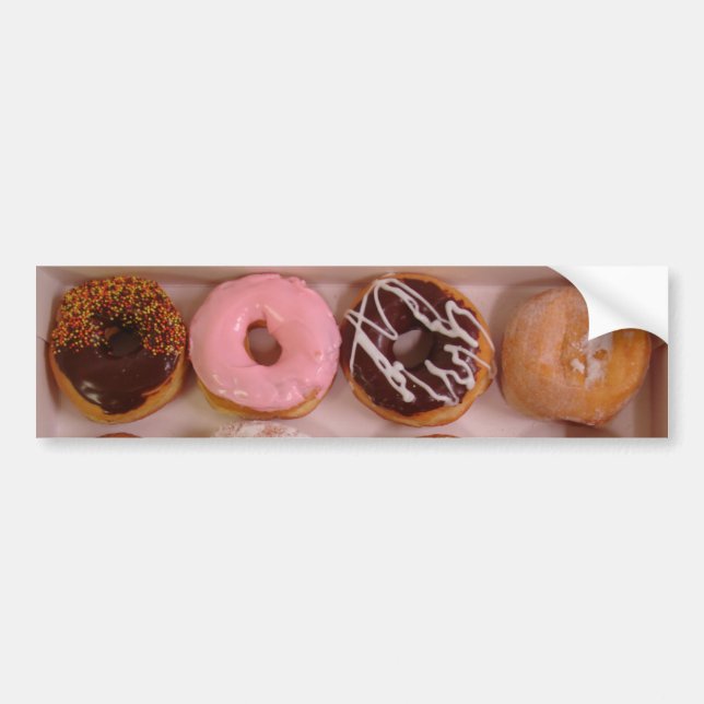 Doughnuts! Bumper Sticker (Front)