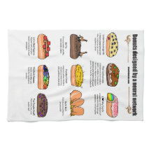 Doughnuts by AI Weirdness - Kitchen Towel