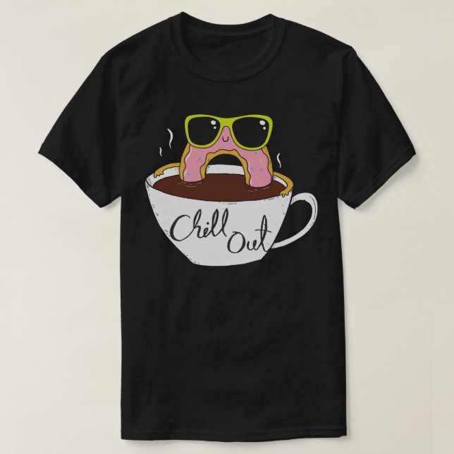 Doughnuts Coffee Break T-Shirt (Design Front)