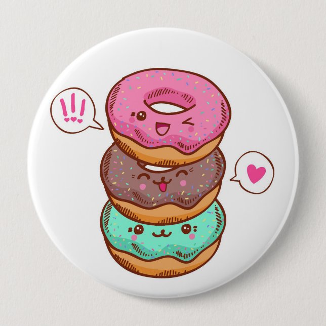Doughnuts Custom Buttons (Front)