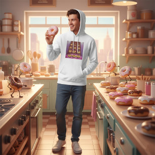 Doughnuts Dancing Whimsical Doughnut Characters Hoodie