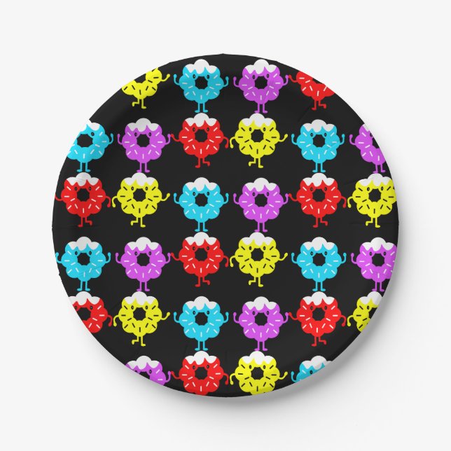 Doughnuts Doughnut Lovers Paper Plate (Front)