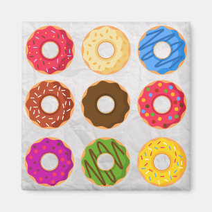Doughnuts Doughnuts and Doughnuts Magnet