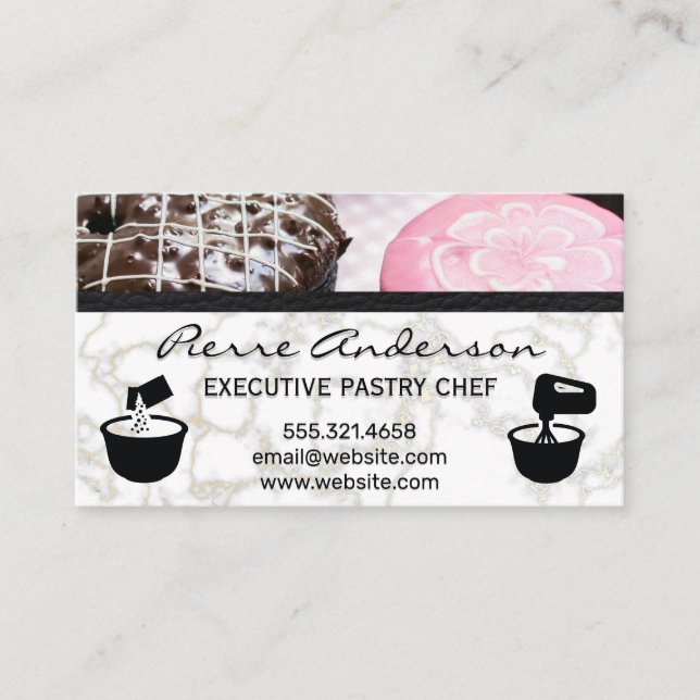 Doughnuts | Gold Marble | Mixing Ingredient and Bo Loyalty Card (Front)