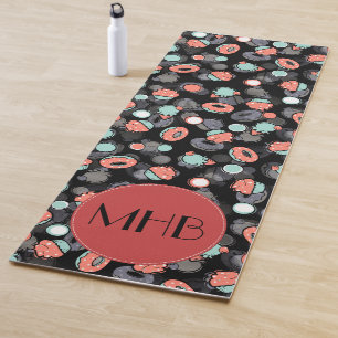 Doughnuts, Ice Cream, Cupcakes, Dessert, Monogram Yoga Mat