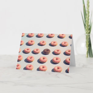 Doughnuts In A Group Card