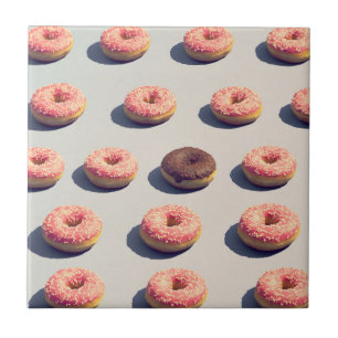 Doughnuts In A Group Ceramic Tile