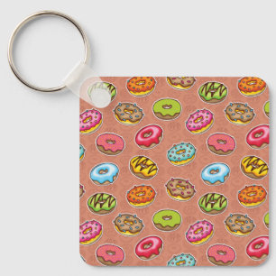 Doughnuts key ring