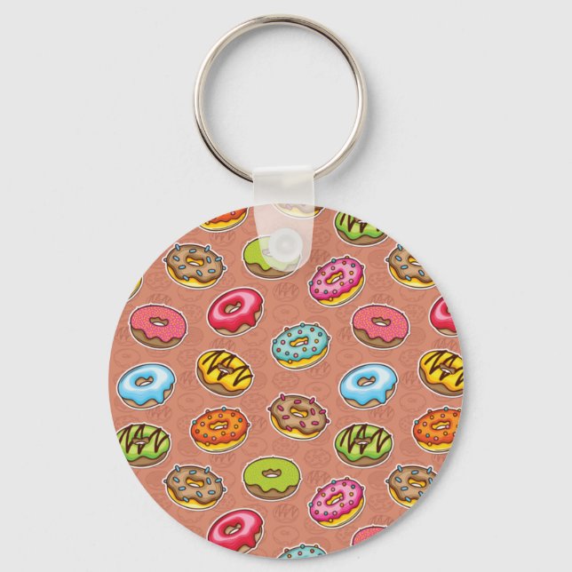 Doughnuts Key Ring (Front)