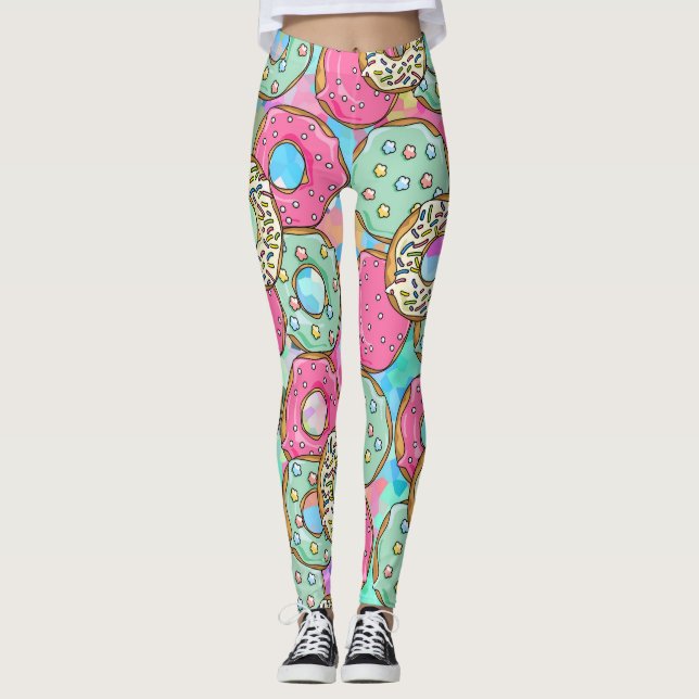 Doughnuts Leggings (Front)