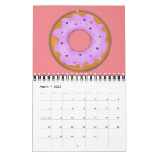 Doughnuts Love Calendar